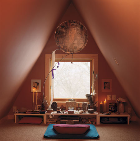 
Susanka incorporated a large picture window in her living room, which allows her to feel more connected with the woods surrounding her home and the wildlife that lives in them. Minnesota winters have never been a favorite of Susanka’s, but being able to participate with the external world while she’s in her home has made them easier. Relaxing in the home she designed for herself in St. Paul, Minnesota, has helped Susanka cope with the many demands of success. “It was incredible to move into that house—there was a sense of calm, of being pretty constantly delighted by the light, the composition,” she says.
